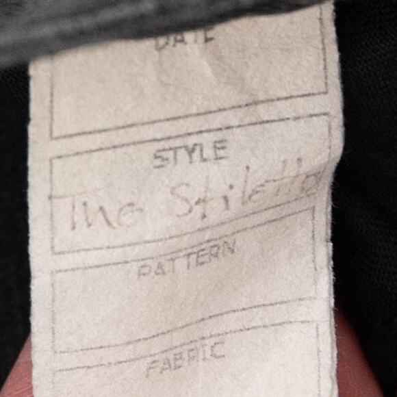 Current/Elliott The Stiletto Skinny Studded Leather Patch Jeans Size 28 - Picture 7 of 9